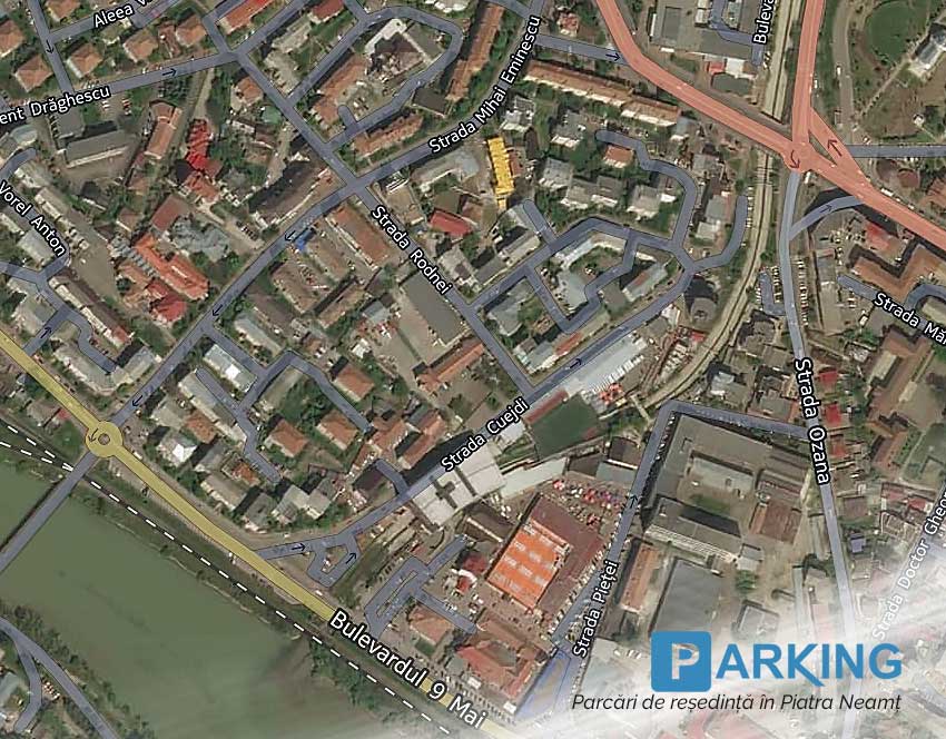 Harta Parking S.A. Piatra Neamt
