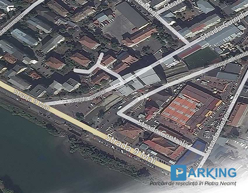 Harta Parking S.A. Piatra Neamt