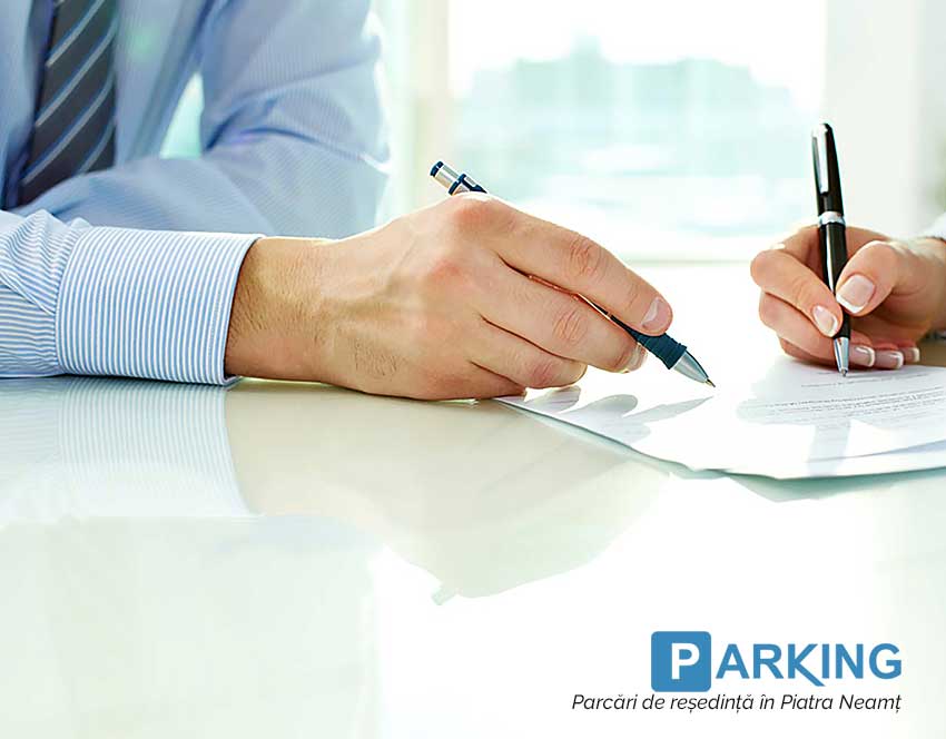 Contractarea locurilor de parcare